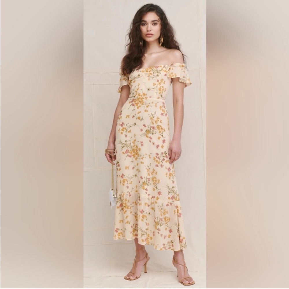 Reformation butterfly dress
